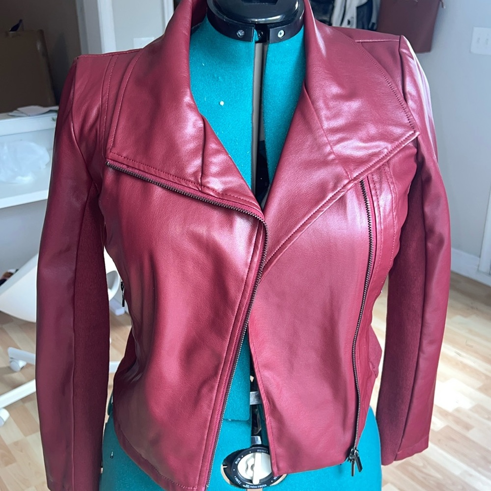 Bagatelle Vegan Moto Jacket. Size S